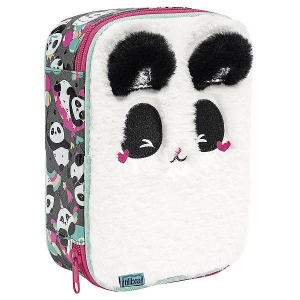 Estojo Box Pelúcia Lovely Friend Tilibra