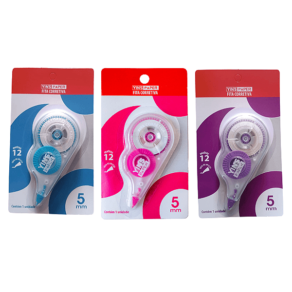 Corretivo Em Fita 5mmx12m YP8275 Yins Paper