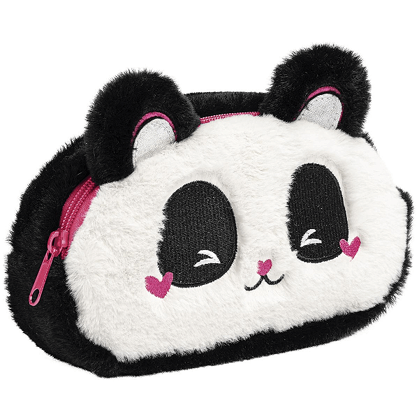 Estojo Médio Pelúcia Lovely Friend Tilibra