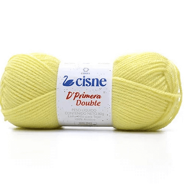 Linha De Trico 40g Amarelo Bebe 5300700-161 Cisne D'Primera