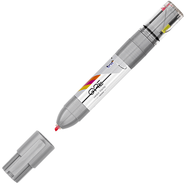 Marca Texto Gyre 3 Cores Neon CA3301 Brw