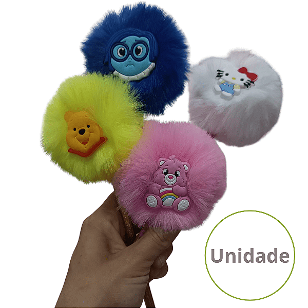 Lápis Preto Hb Pompom Personagens T&M