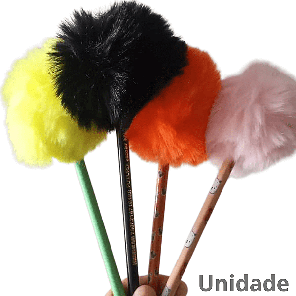 Lápis Preto Hb Pompom Color/Preto T&M