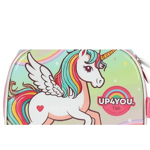 Estojo Duplo Unicórnio UP4YOU Rosa EI42105UP-RA Luxcel