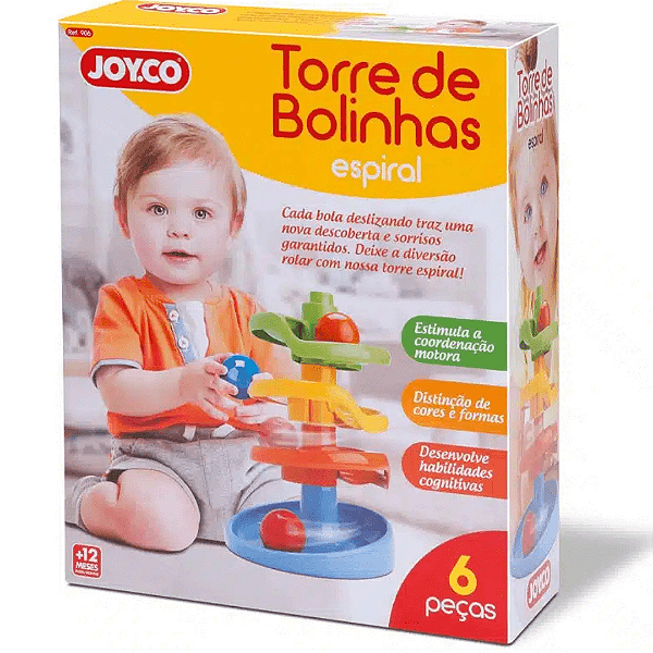 Torre De Bolinhas Espiral Joy.Co 906 Bambola