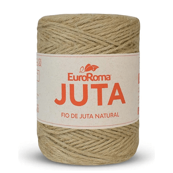 Rolo Fio De Juta Natural 10/4 125m 360.150 Euroroma