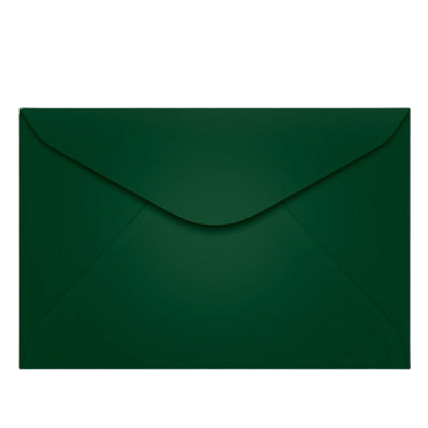 Mini Envelope Para Carta Verde Bandeira 72mmx108mm CCP450.11 Scrity