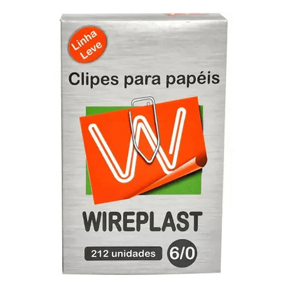 Clips Galvanizado Aço 6/0 212 Unidades 217 Wireplast