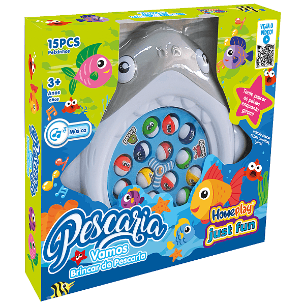 Jogo Pescaria Divertida Tubarão 1068 Homeplay