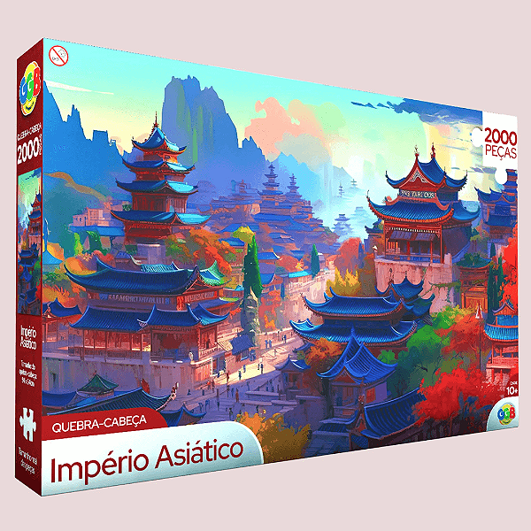 Quebra Cabeça Império Asiático 2000 Peças 1105 GGB