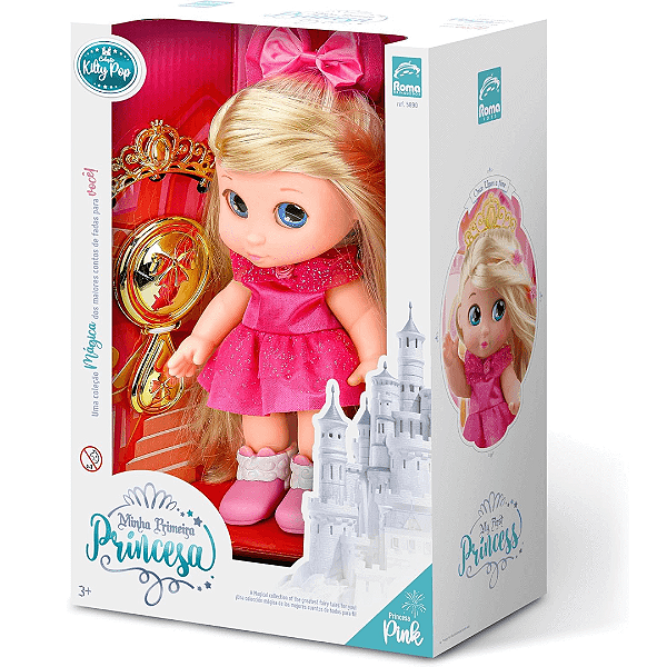 Boneca Kilty Pop Mundo Pink 5884 Roma