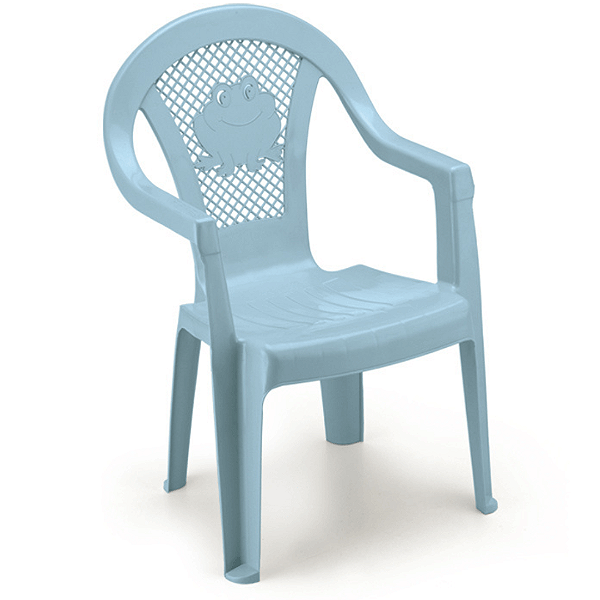 Cadeira Plástica Infantil Azul 2705 Injeplastec