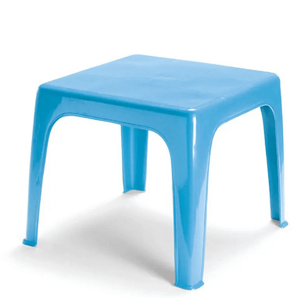 Mesinha Infantil De Plástico Azul 2700 Injeplastec