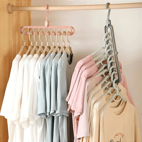 Cabide Mágico Organizador Multiuso Dobrável 9 Em 1 43768 Catuaí