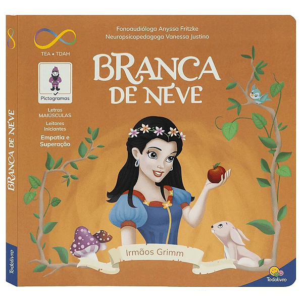 Livro Neurodiversidade Classicos: Branca De Neve Todo Livro