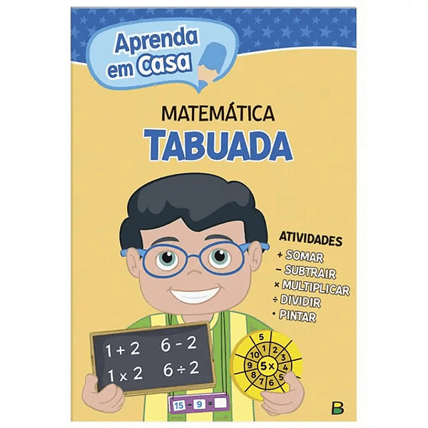 Livro Aprenda Em Casa Matemática: Tabuada Brasileitura