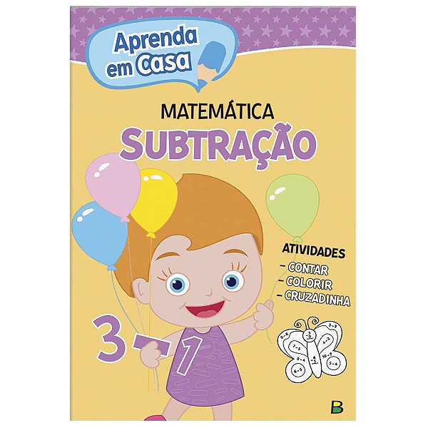 Livro Aprenda Em Casa Matemática: Subtração Brasileitura