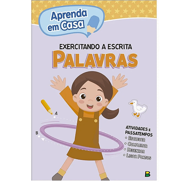 Livro Aprenda Em Casa Exercitando A Escrita: Palavras Brasileitura