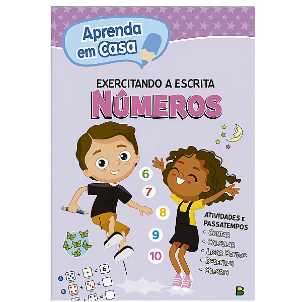 Livro Aprenda Em Casa Exercitando A Escrita: Números Brasileitura