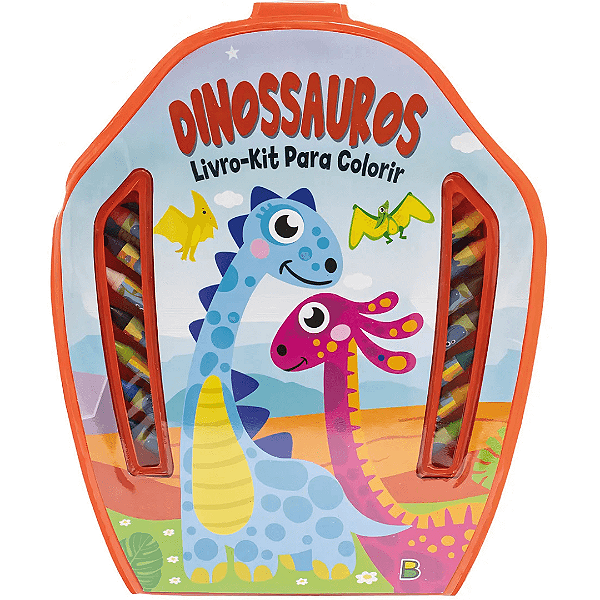 Livro Kit Para Colorir Dinossauro Brasileitura