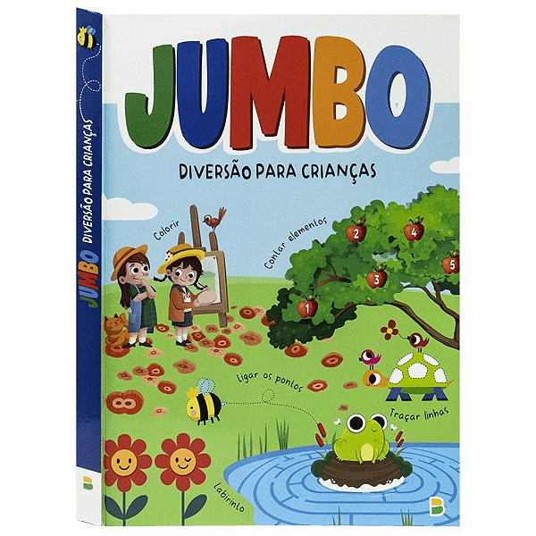 Livro De Atividades Jumbo Diversão Para Crianças Brasileitura