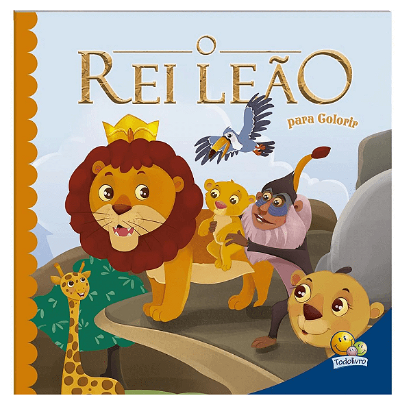 Livro Clássicos Para Colorir: O Rei Leão Todo Livro