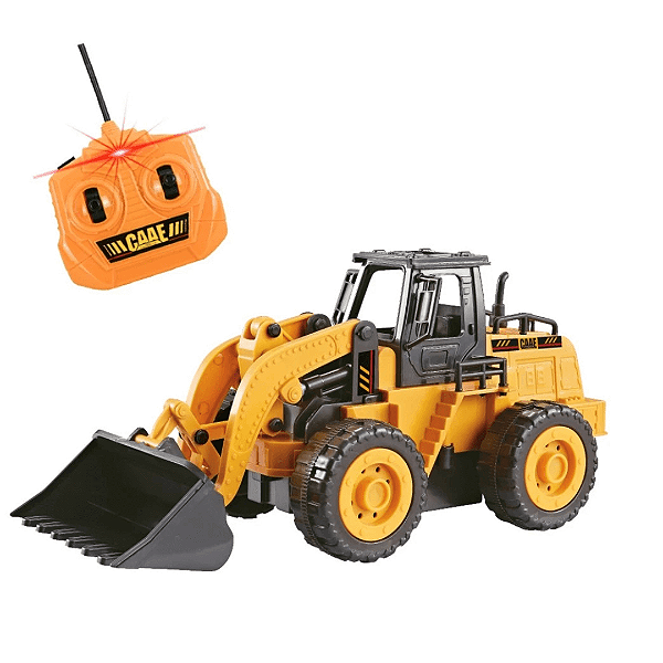 Carrinho De Controle Remoto Carregadeira DMT6875 Dm Toys