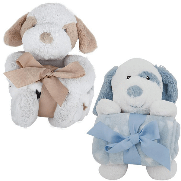 Manta Infantil Com Pelúcia Cachorrinho DMB6744 Dm Toys
