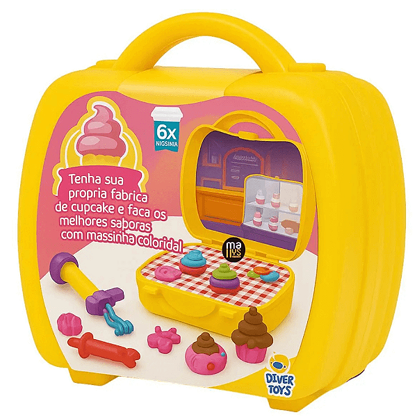 Diver Massa Abc Maleta Fabrica De Cupcakes 8374 Diver Toys