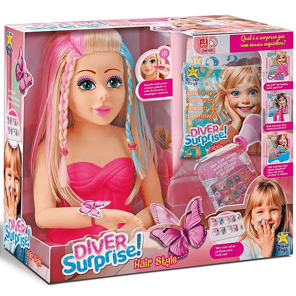 Boneca Diver Surprise Hair Style 8331 Diver Toys