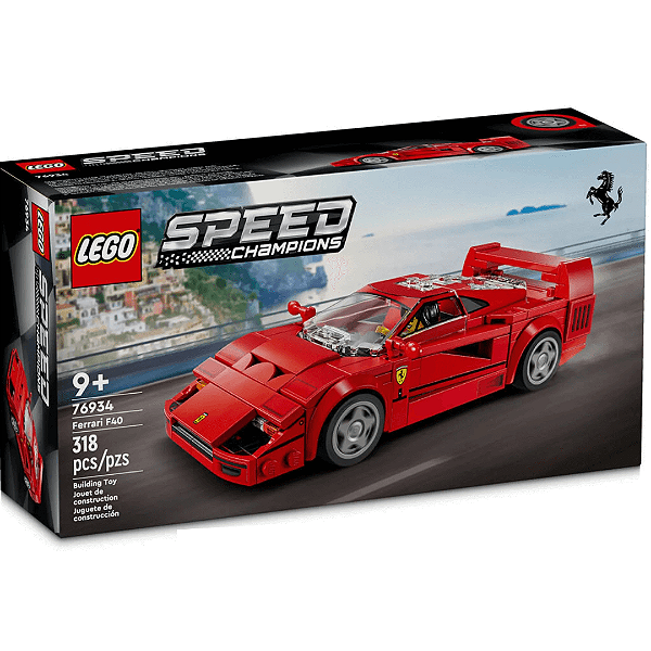 Lego Speed Champions Ferrari F40 Supercar 318 Peças 76934