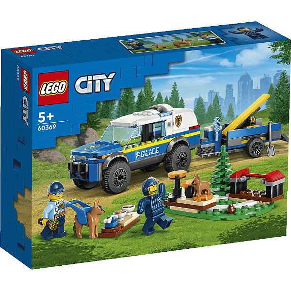 Lego City Treinamento Móvel De Cães Policiais 197 Peças 60369