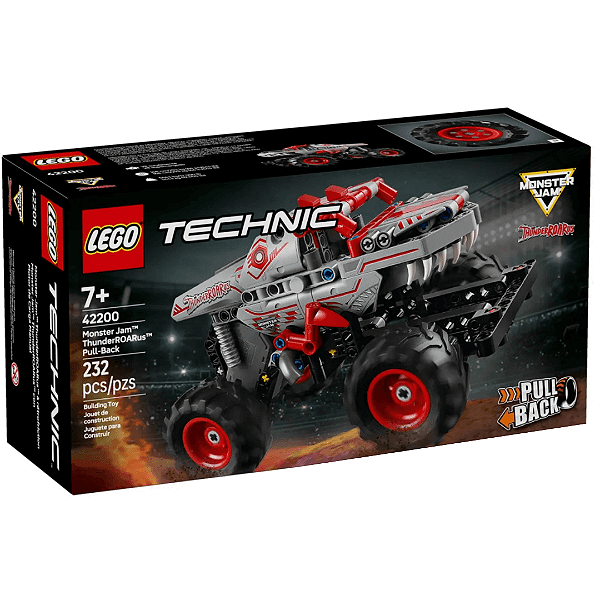 Lego Technic Monster Jam Thunderroarus Pullback 232 Peças 42200