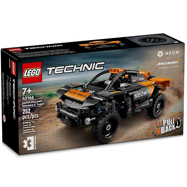Lego Technic Carro De Corrida Neom McLaren Extreme E Team 252 Peças 42166