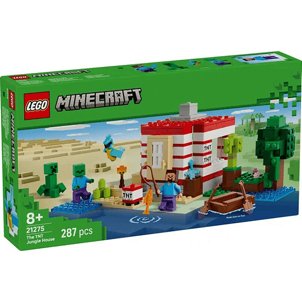 Lego Minecraft A Casa de Dinamite na Selva 287 Peças 21275