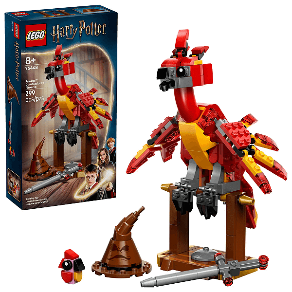 Lego Harry Potter Fawkes: A Fenix De Dumbledore 299 Peças 76448