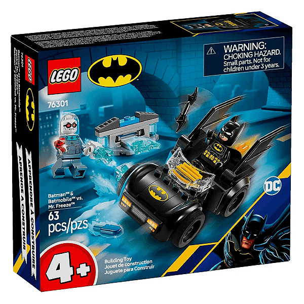 Lego Dc Batman E Batmovel Vs Sr. Freezer 63 Peças 76301