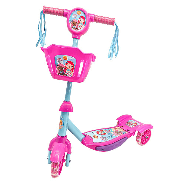 Patinete Sereia Com Cesta DMR0004 Dm Toys