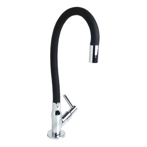 Torneira Colorida Cano De Silicone Flexível Luxo Bancada C-66 Várias Cores