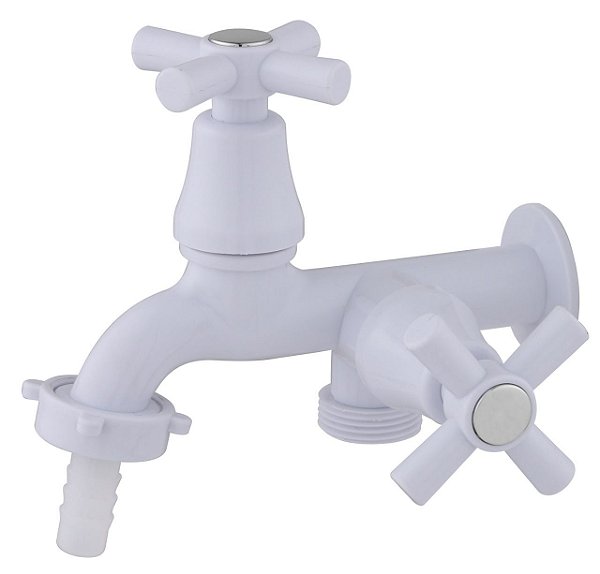 Torneira Maquina De Lavar Abs Branco 1/4 De Volta 1428 C-31