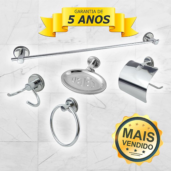 Combo 24 Un Kit Para Banheiros Stander Cromado.