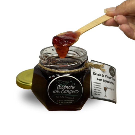 Geleia de Vinho Tinto com Especiarias 170g