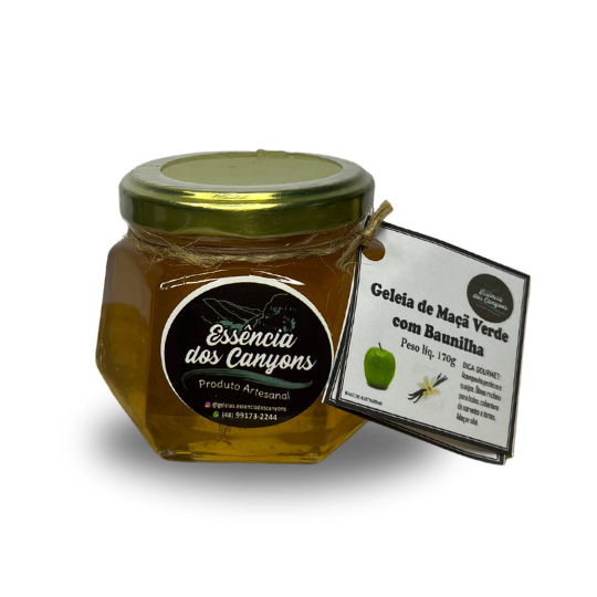 Geleia de Maçã Verde com Baunilha 170g