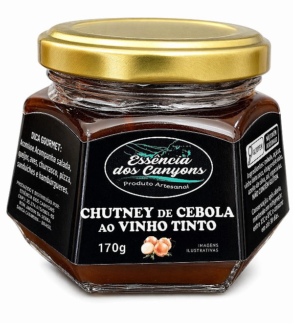 Chutney de Cebola ao vinho tinto 170g