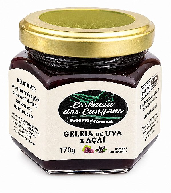 Geleia de Uva e Açaí 170g
