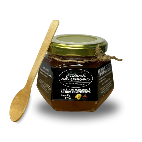 Geleia de Maracujá ao Rum com Pimenta 170g