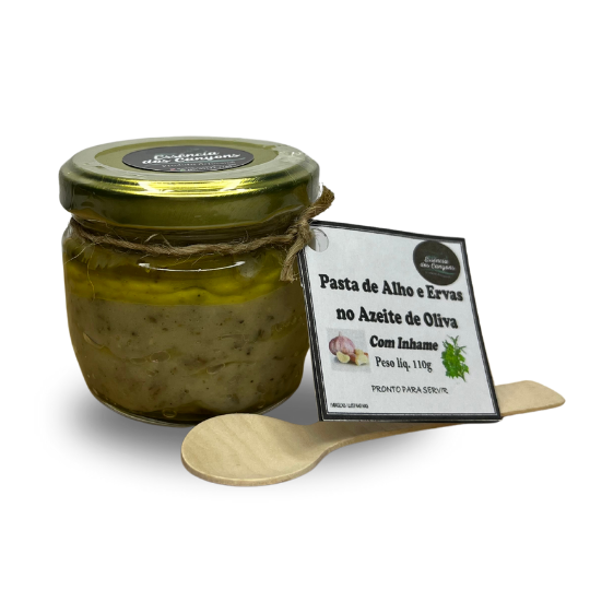 Pasta de Alho e Ervas no Azeite de Oliva 110g