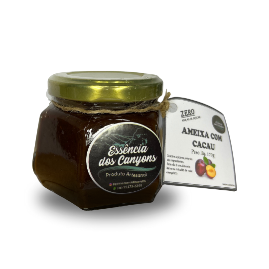 Geleia de Ameixa com Cacau Zero Açucar 170g