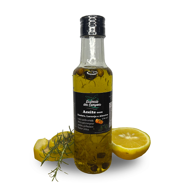 Azeite de Oliva Condimentado com Zimbro, Laranja e Alecrim 250mL
