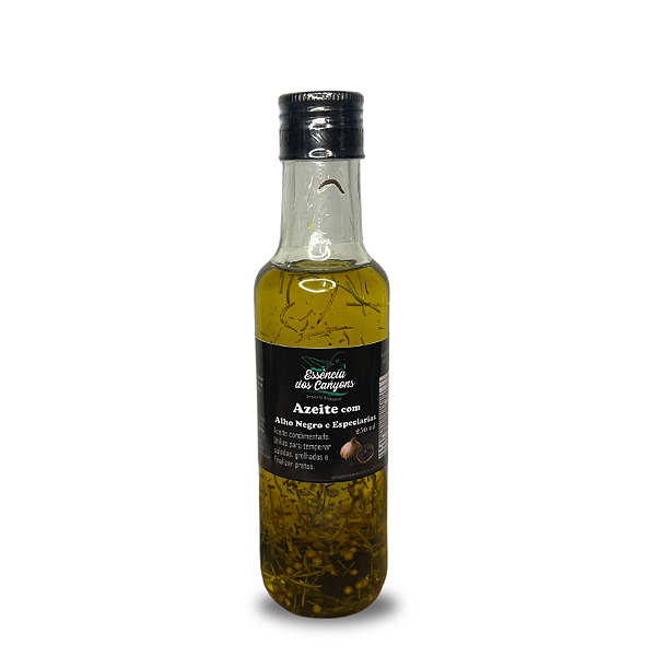 Azeite de Oliva com Alho Negro e Especiarias 250mL